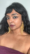 Golden Goddess Chandelier  Earrings