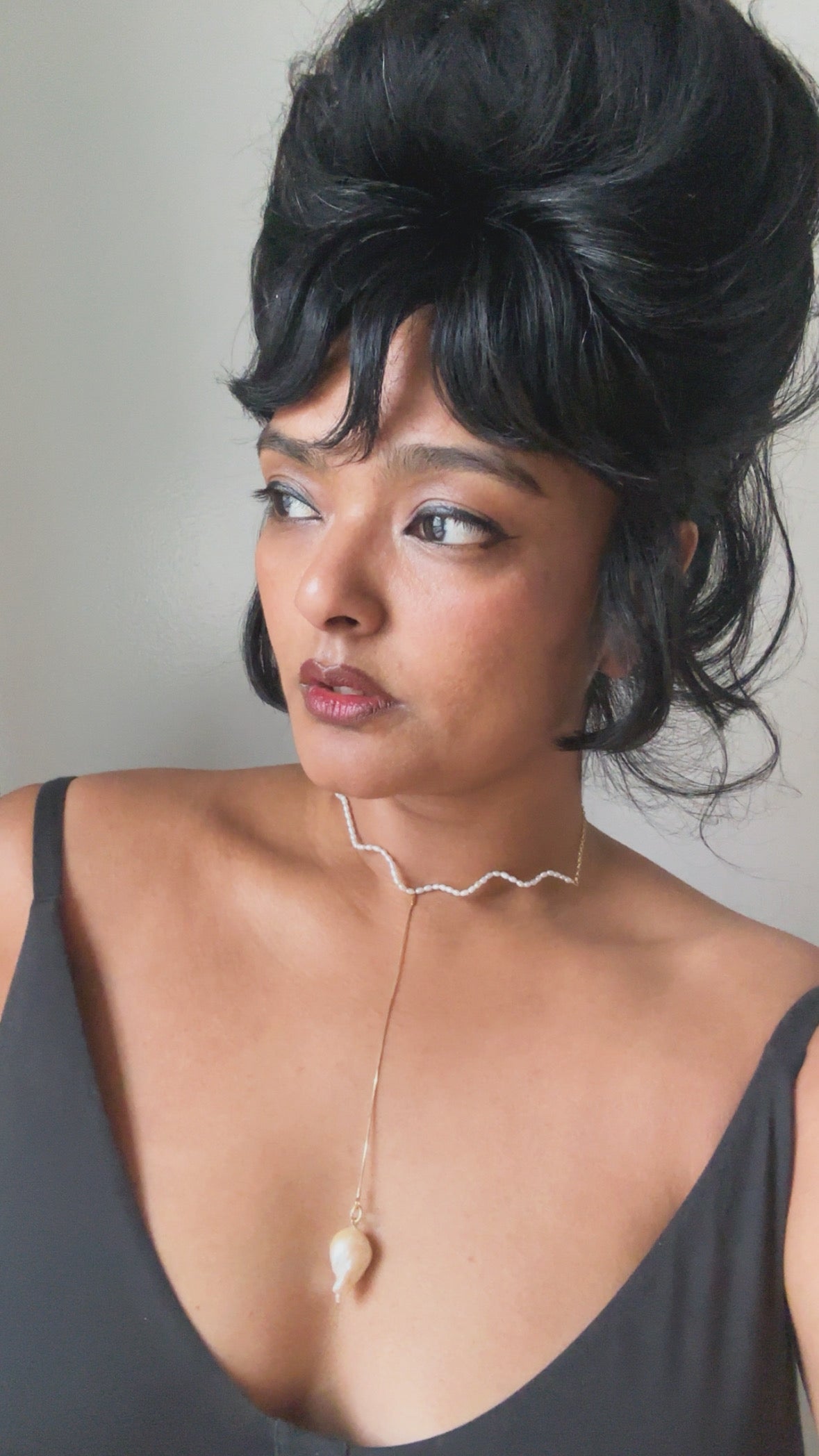 Ocean of My Becoming Pearl Collar Necklace