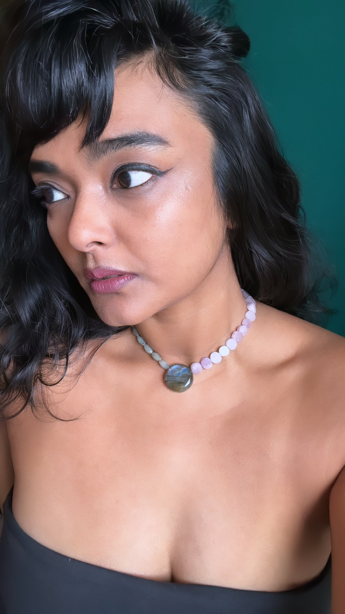 Divine Balance Labradorite & Kunzite Choker