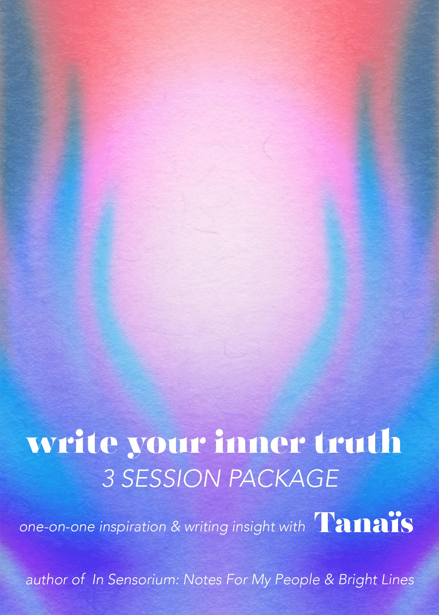 3 Session Package: Inner Truth Inspiration & Writing Insight Consultation