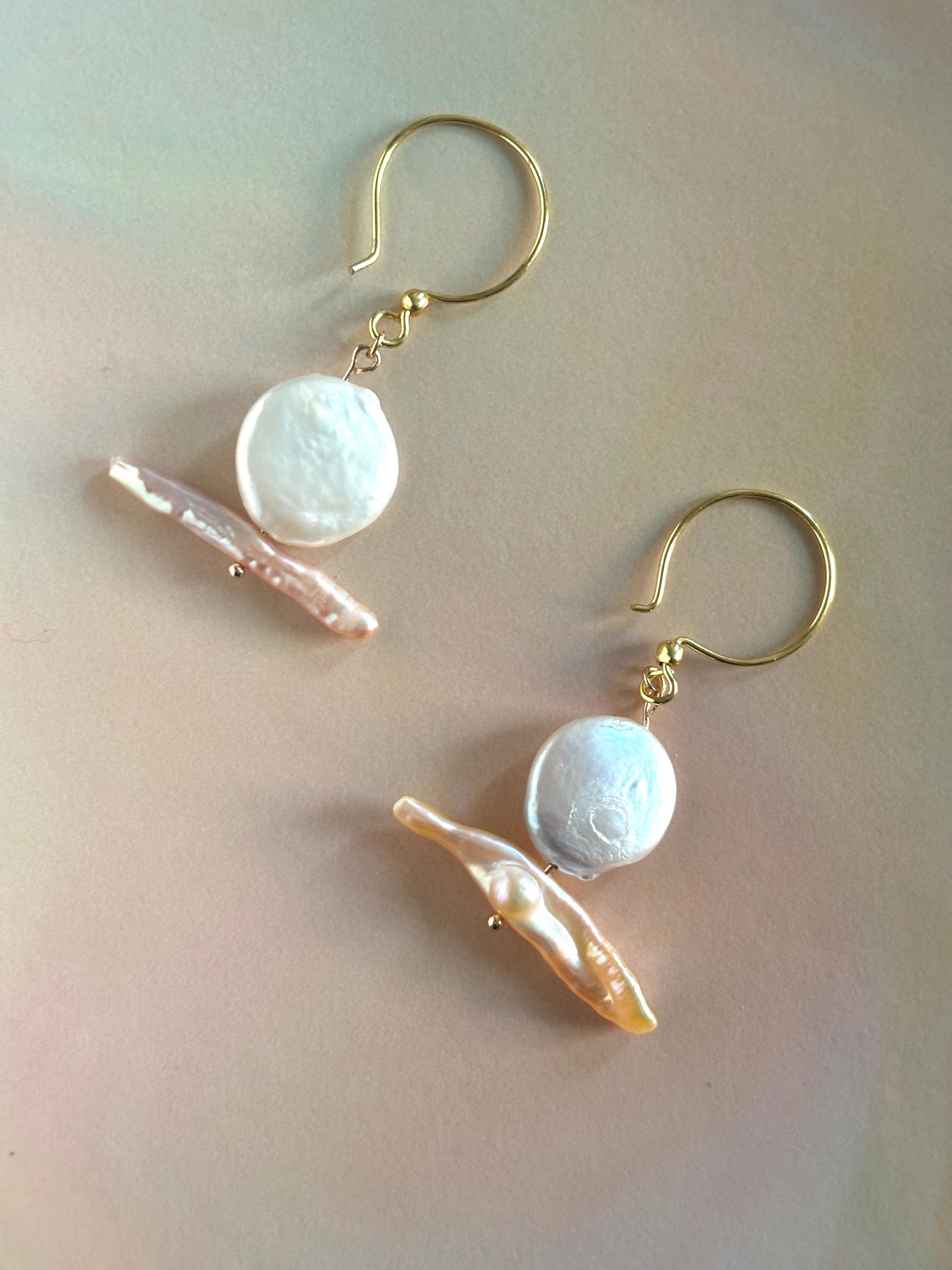 Full Moon on the Sea Earrings