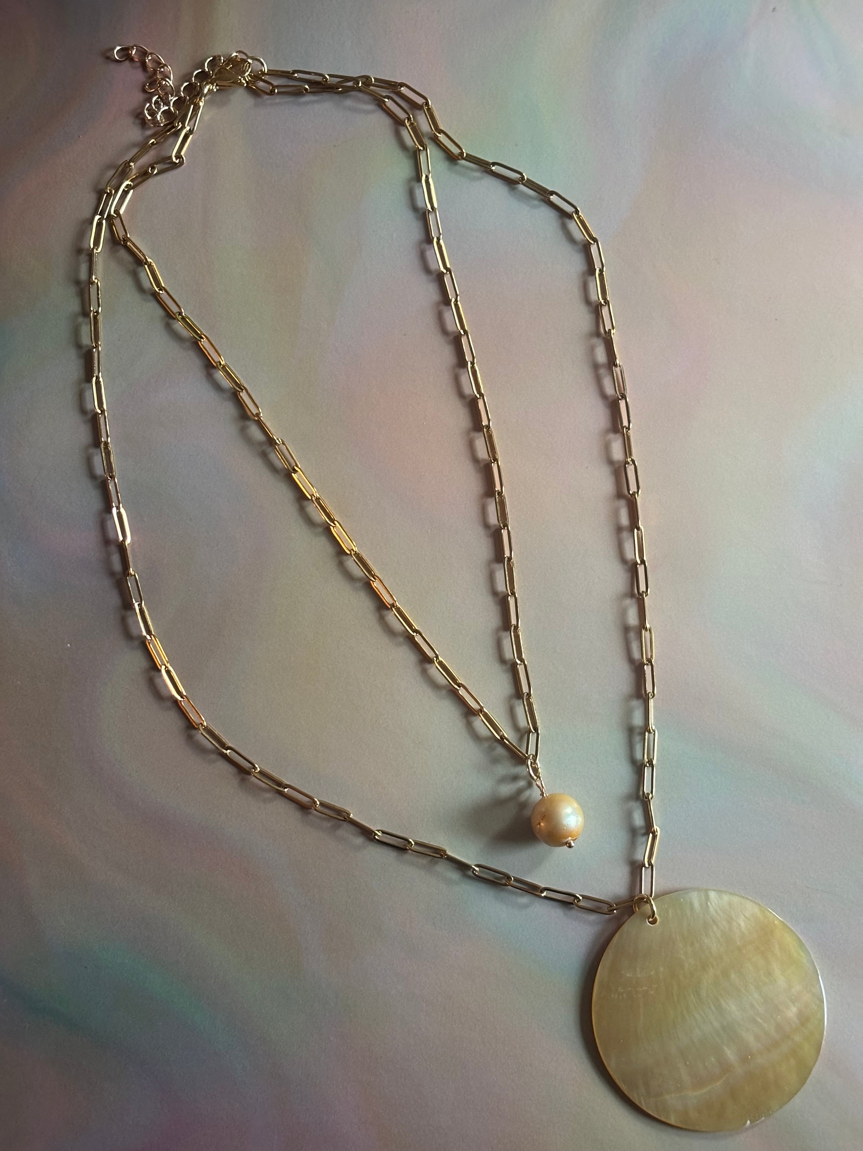 Sunrise Sunset 2-Tier Necklace