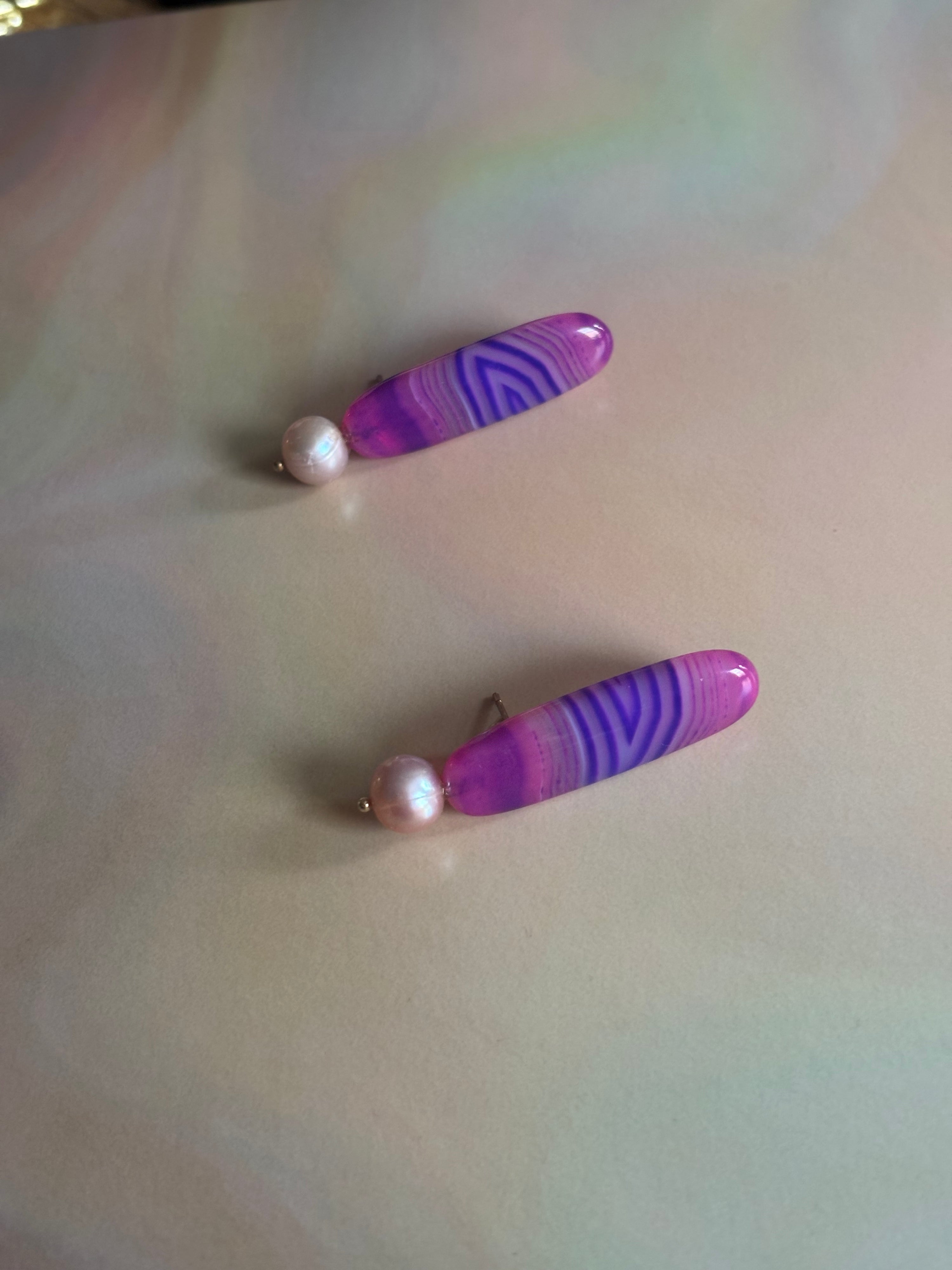 Psychedelic Purple Studs
