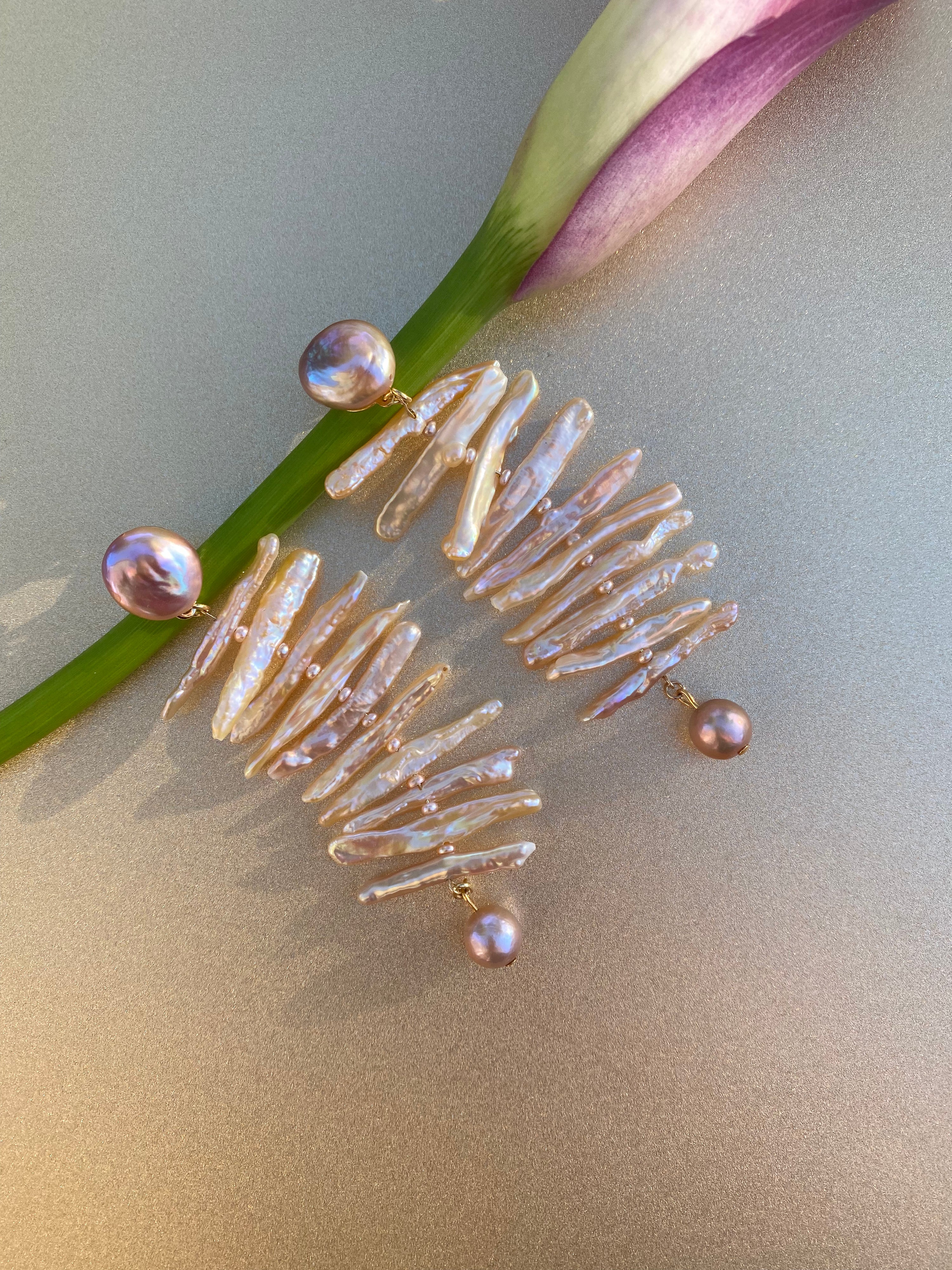 Evening Sunset Drop Earrings