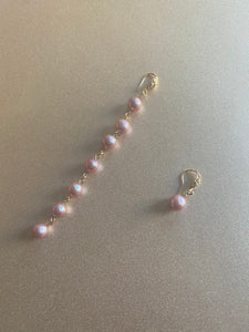 Eternal Pearls Asymmetric Drop Earrings